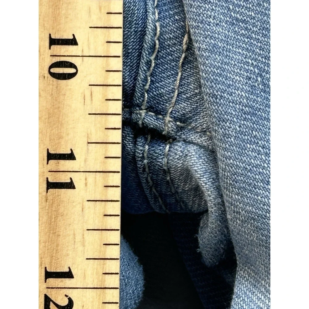 D. Jeans Womens Sz 14 Designer Blue Jeans Wide‎ Leg Crop Light Wash Ladies Pants